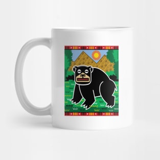 Big Black Bear Forest Mug